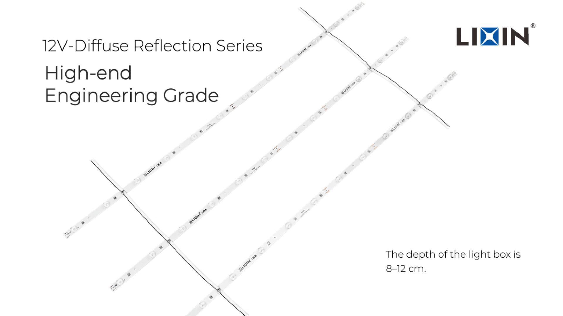 12V-High-end engineering grade diffuse reflection