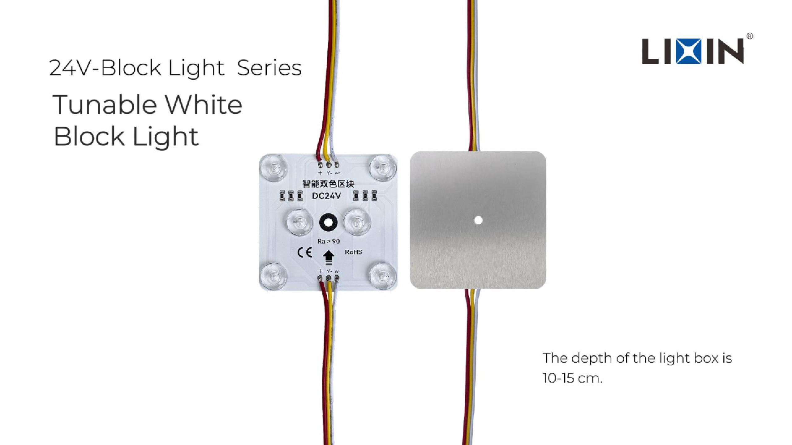 Smart Dual-Color Modular Block Light